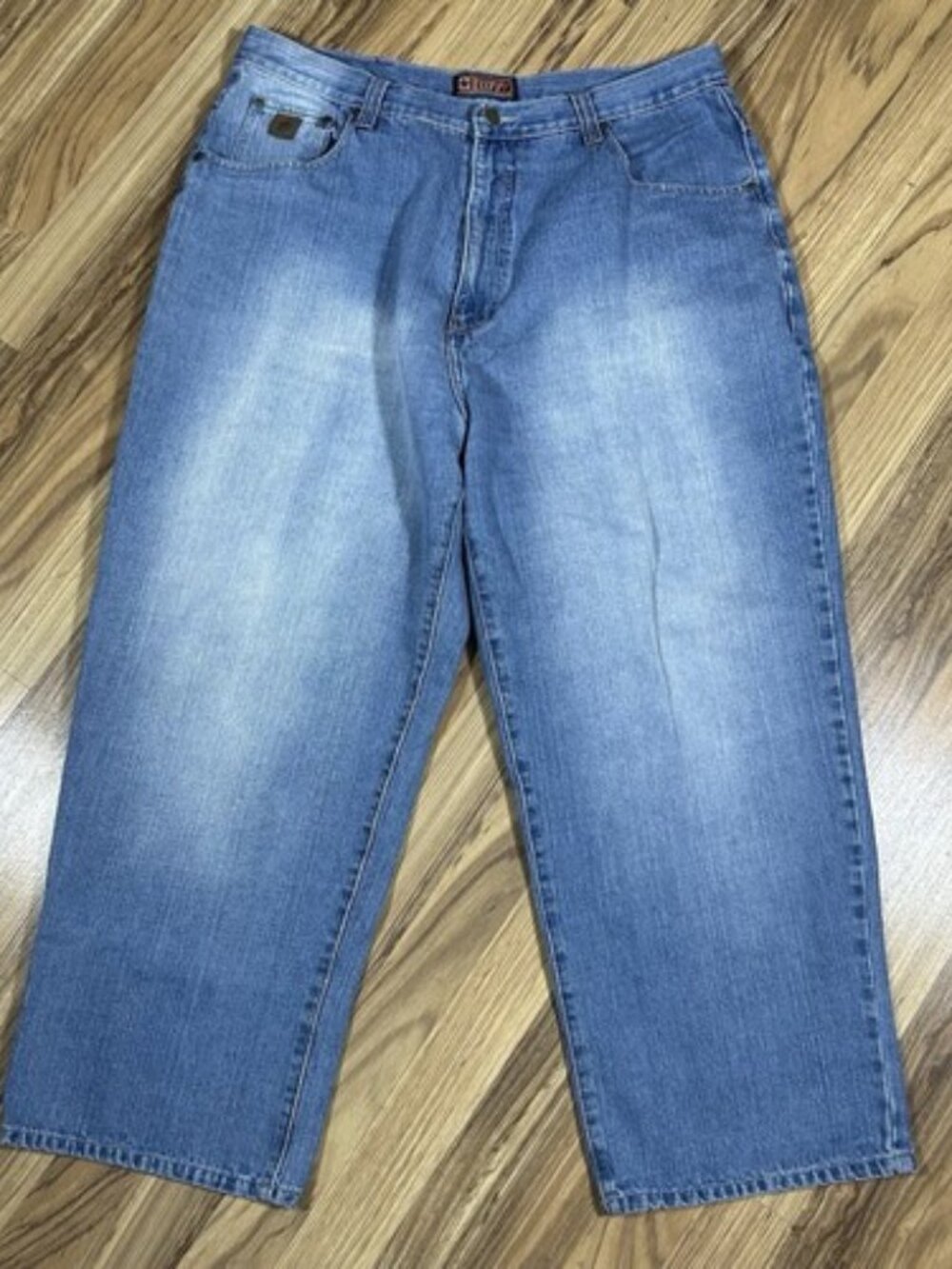 Vintage Y2K Tuff Baggy Jeans Mens Size 40 Blue Hip Hop Skater & Streetwear Denim